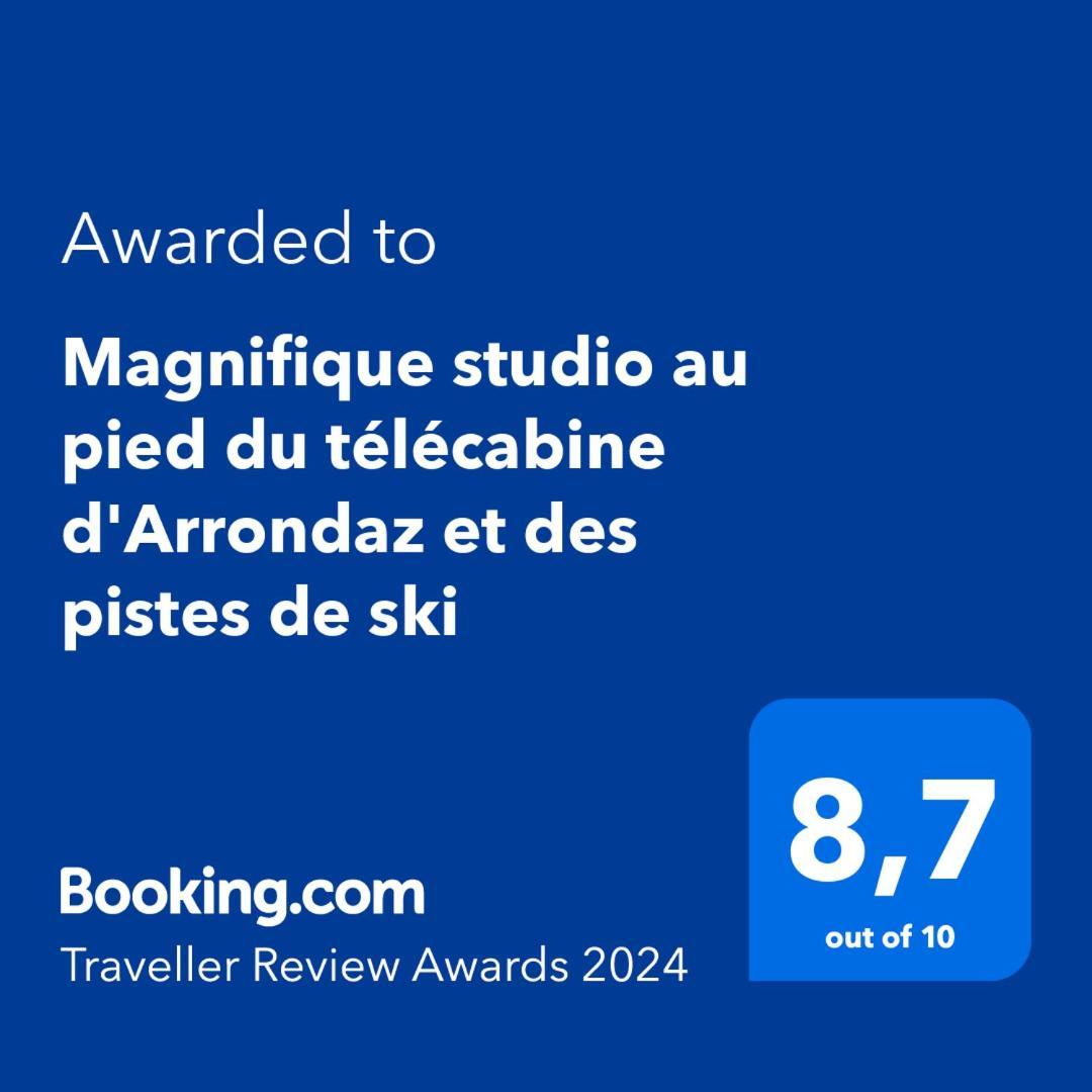 Magnifique Studio Au Pied Du Telecabine D'Arrondaz Et Des Pistes De Ski Modane Exteriér fotografie